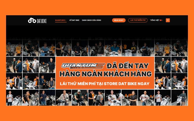 Mua xe máy điện Dat Bike online từ website chính thức